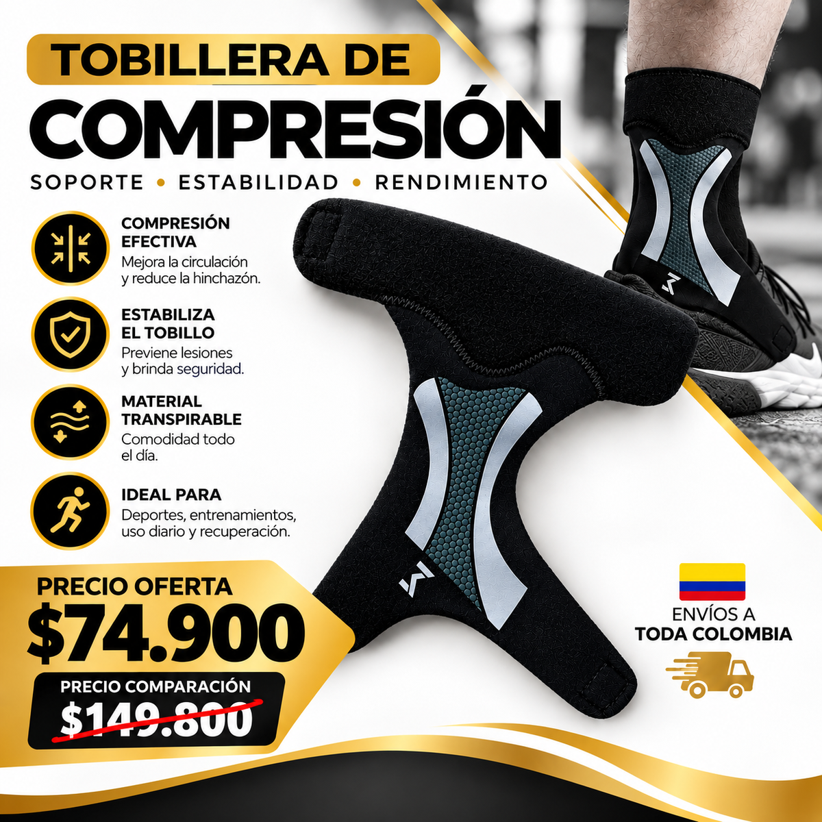 Tobillera de Soporte: Tu tobillo en Buenas Manos