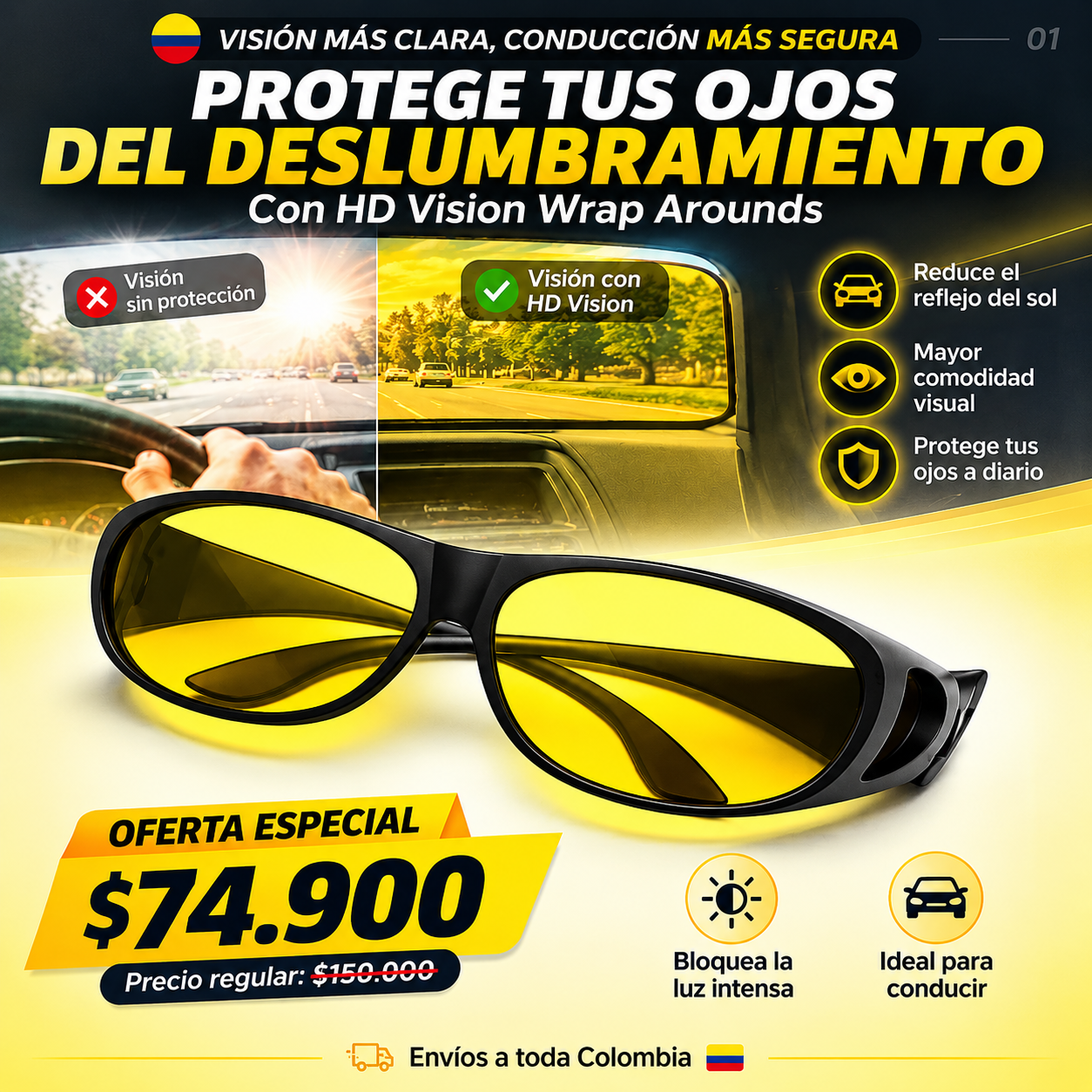 Gafas Antireflejo: Mas Visibilidad al Volante